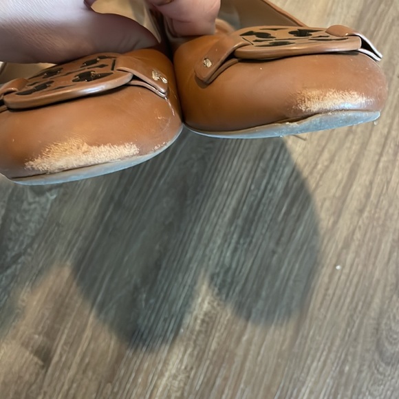 Tory Burch low wedge size 9 caramel color - Picture 2 of 6
